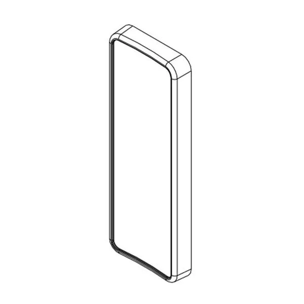 WHIRLPOOL W10368729 REFRIGERATOR DISPENSER ACTUATOR PAD (BLACK) (GENUINE OEM PART)